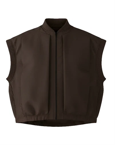 Withblack - WBLImperial Vest - Dark Brown 